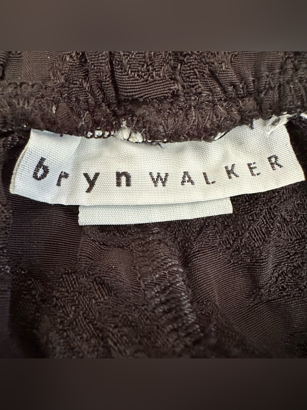 Bryn Walker Floral Cotton Jacquard Flood Pants Sz L Black - Picture 3 of 8